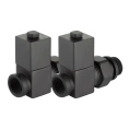Набор дизайн-вентилей Royal Thermo CUBE 1/2 черный, RTE 56.0006, НС-1422575 - миниатюра фото 5