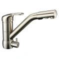 Кухонный смеситель Zorg Clean Water никель (ZR 400 KF-12) – эргономичный и долговечный - миниатюра фото 1