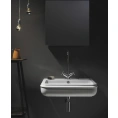 Подвесная раковина AZZURRA CHARME 55×46 см белая с отверстием под смеситель - миниатюра фото 3