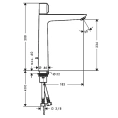 Смеситель для раковины Hansgrohe Talis Select E на 1 отверстие, хром (71752000) - миниатюра фото 2