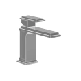 Gessi Eleganza Смеситель для раковины на 1 отверстие без донного клапана в цвете Finox (46002#149) - миниатюра фото 1