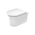 Подвесной унитаз Duravit White Tulip безободковый с покрытием HygieneGlaze (2576092000) - миниатюра фото 1