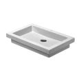 Раковина Duravit 2nd Floor 58x41.5 см, белая, без перелива (317580000) - миниатюра фото 3