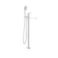 GESSI Rilievo Напольный смеситель для ванны с душевой лейкой, цвет White (59131#279) - миниатюра фото 1