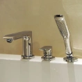 Смеситель Hansgrohe Metris для установки на борт ванны - миниатюра фото 2