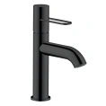 Смеситель для раковины AX Uno Polished Black Chrome с донным клапаном (38026330) - миниатюра фото 1