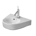 Подвесная раковина Duravit Starck 2 500x390 белая с переливом (858350000) - миниатюра фото 1