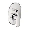 Встраиваемый смеситель для ванны Hansgrohe Vernis Blend с переключателем, хром (71449000) - миниатюра фото 1