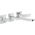 GESSI Rilievo — встраиваемый трехрычажный смеситель для раковины с изливом 213 мм (хром) (59090#031) - миниатюра фото 1
