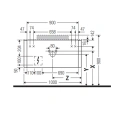 Тумба подвесная Duravit Happy D.2 Plus Stone Grey Satin Matt, 354x1000x480 мм, 1 ящик (HP493109292) - миниатюра фото 2