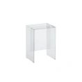 Табурет Laufen Kartell из пластика прозрачный кристалл 330х280х465мм (3.8933.0.084.000.1) - миниатюра фото 1