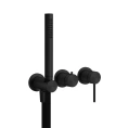 Встраиваемый смеситель GESSI 316 для двух источников воды с ручной лейкой (Black XL) (54039#299) - миниатюра фото 1