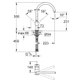 Кухонный смеситель Grohe Minta 32917LS0 с выдвижной лейкой - миниатюра фото 2