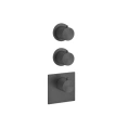 Термостатический смеситель GESSI 316 встраиваемый на 2 источника, цвет Black XL (54504#299) - миниатюра фото 1