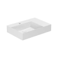 Подвесная раковина AZZURRA ELEGANCE Squared 60x45 см, белая - миниатюра фото 1