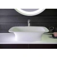 Накладная раковина KNIEF Glam 60×45×116 см, белая матовая, без отверстия под смеситель - миниатюра фото 3