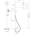 Душевая стойка Lemark Contest LM5862CW белая - миниатюра фото 2
