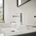 Смеситель для раковины Hansgrohe Finoris 110 с системой push-open в хроме (76023000) - миниатюра фото 1