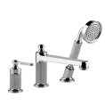 Смеситель для ванны GESSI VENTI20 с ручным душем, хром (65037#031) - миниатюра фото 1