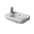 Белая подвесная раковина Duravit Starck 3 500x260 мм с переливом и отверстием слева (751500009) - миниатюра фото 3