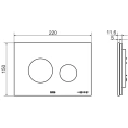 Кнопка для смыва TOTO Neorest E00003T (белая) - миниатюра фото 3