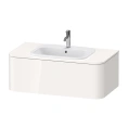 Столешница Duravit Happy D.2 Plus белая глянцевая 1000x550мм для серии тумб HP с центральным вырезом (HP031E02222) - миниатюра фото 1