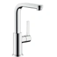 Смеситель для раковины Hansgrohe Metris S с донным клапаном, поворотным изливом 138 мм (хром) (31159000) - миниатюра фото 1