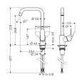 Смеситель для кухни Hansgrohe Focus с поворотным изливом, черный матовый (31820670) - миниатюра фото 2