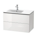 Подвесная тумба DURAVIT L-CUBE левая, 550x820x481 мм, белая глянцевая (LC629102222) - миниатюра фото 1
