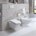 Подвесной унитаз TOTO Jewelhex CW682E с инсталляцией и сиденьем SoftClose - миниатюра фото 3