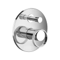 Gessi Anello: Встраиваемый однорычажный смеситель на 2 выхода с переключателем (хром) (63377#031) - миниатюра фото 1