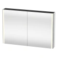 Зеркальный шкаф Duravit XSquare 1200 мм с подсветкой и розеткой в глянцевом цвете Нефрит (XS711400303) - миниатюра фото 1