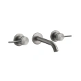 Встраиваемый смеситель GESSI для раковины на 3 отверстия, сталь brushed (54392#239) - миниатюра фото 1