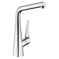 Смеситель Hansgrohe Metris для кухни с вращающимся изливом - миниатюра фото 1