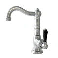 Смеситель для раковины Nicolazzi Ceramica Nera: однорычажный, с донным клапаном и керамическими ручками (3458CR76BC) - миниатюра фото 1