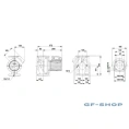 Циркуляционный насос Grundfos UPS 65-120 F 1х230, 96402278 - миниатюра фото 2
