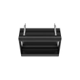 Линейный профиль GESSI BINARIO 670 мм для раковины без подготовки под модули, цвет Black XL (61015#299) - миниатюра фото 1