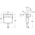 Смывной бачок скрытого монтажа Roca Basic Tank для элегантного санузла - миниатюра фото 2