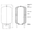Гидроаккумулятор Stout STW-0002-000200 вертикальный 200 литров - миниатюра фото 2