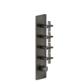 GESSI INCISO: Встраиваемый термостатический смеситель на 4 выхода с резьбой ¾ (Nero XL) (58228#299) - миниатюра фото 1