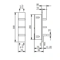Внутренний механизм смесителя для душа Fantini 1/2 (44 00 T068A) - миниатюра фото 2