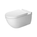 Унитаз подвесной DURAVIT Starck 3 с системой крепления Durafix, вертикальным смывом и покрытием WonderGliss, белый (22260900001) - миниатюра фото 1
