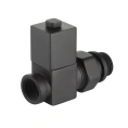 Набор дизайн-вентилей Royal Thermo CUBE 1/2 черный, RTE 56.0006, НС-1422575 - миниатюра фото 6