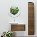 Подвесной шкаф Laufen INO, 36x30.5x180 см, темный орех, левые петли (4.2545.1.030.171.1) - миниатюра фото 1