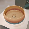 Круглая раковина-чаша BettECraft 45 см без отверстий, цвет карри 040 (A241-040) - миниатюра фото 1