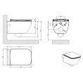 Унитаз подвесной GESSI Origini Total Look с микролифтом и сифоном, цвет Matt White Ceramic (39118#531) - миниатюра фото 2
