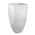 Напольная раковина Gessi Mimi 45×45 см со сливом в пол, глянцевый белый (Ceramilux) - миниатюра фото 1