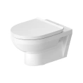 Подвесной унитаз Duravit DuraStyle BASIC безободковый с покрытием Wondergliss, белый (540x365 мм) (25620900001) - миниатюра фото 1