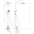 Душевая стойка Lemark Jasmine LM6662ORB - миниатюра фото 1