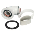 Адаптер для котла Stout DN60/100 90 гр. угловой коаксиальный SCA-6010-240190 - миниатюра фото 1